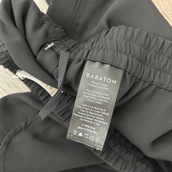 Aritzia Babaton Norbert Shorts Mesh Lace trim Mid low rise Black Size XXS - Picture 11 of 12